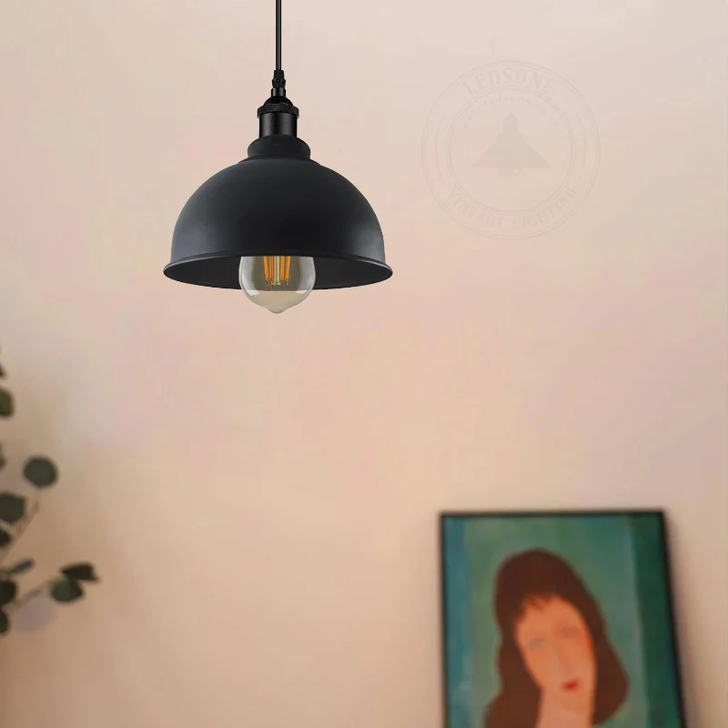 LEDSONE Ø 21cm Metall Lampenschirm für Hängelampe ~2725