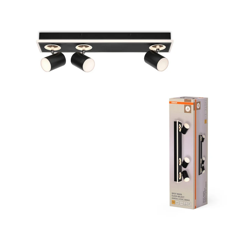OSRAM DECOR SPOT MARS Deckenleuchte, 41W, 1.425lm, schwarz