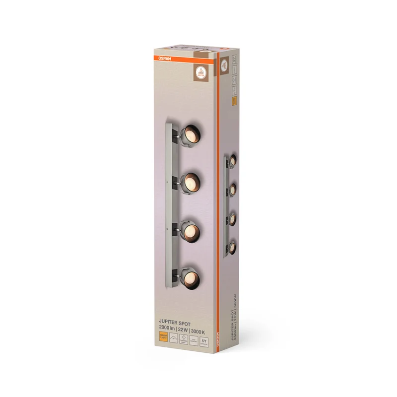 OSRAM DECOR SPOT JUPITER Deckenleuchte, 22W, 730lm, silber