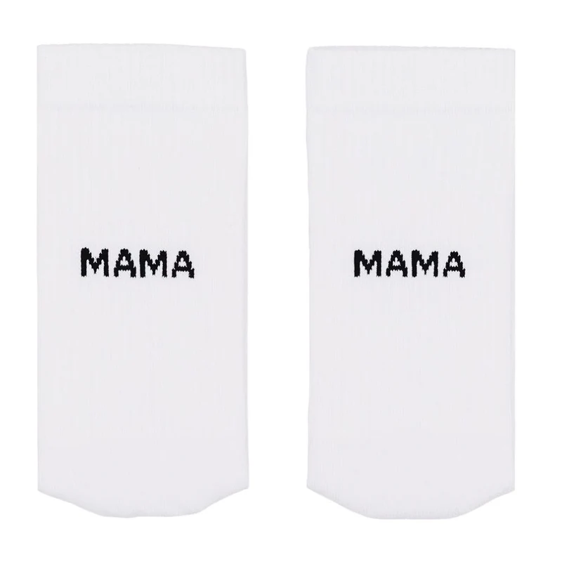 Eulenschnitt Socken weiß Mama 43-46