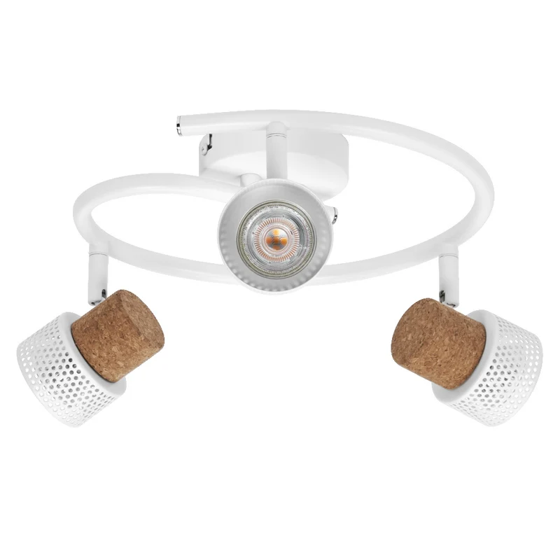 OSRAM DECOR SPOT CORK Spiral Deckenleuchte, 3 x 3,4W, 690lm, weiß