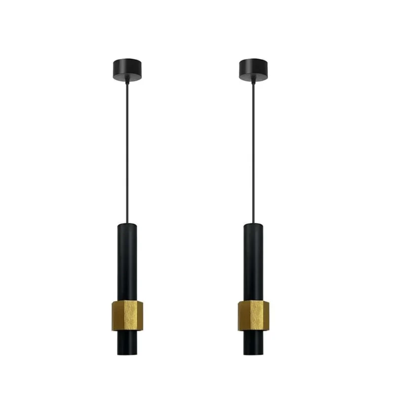 Moderne LED Pendelleuchte 5W Schwarz Höhenverstellbar ~2585