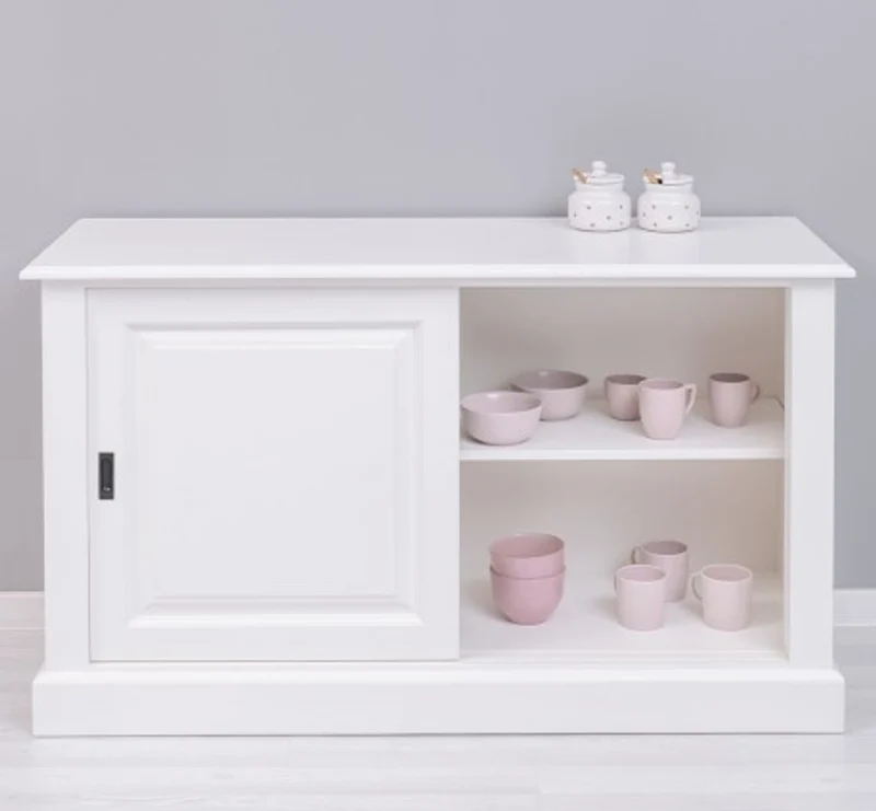 Casa Padrino Sideboard im Landhausstil mit 2 Schiebetüren, 135 x 48 x 78 cm