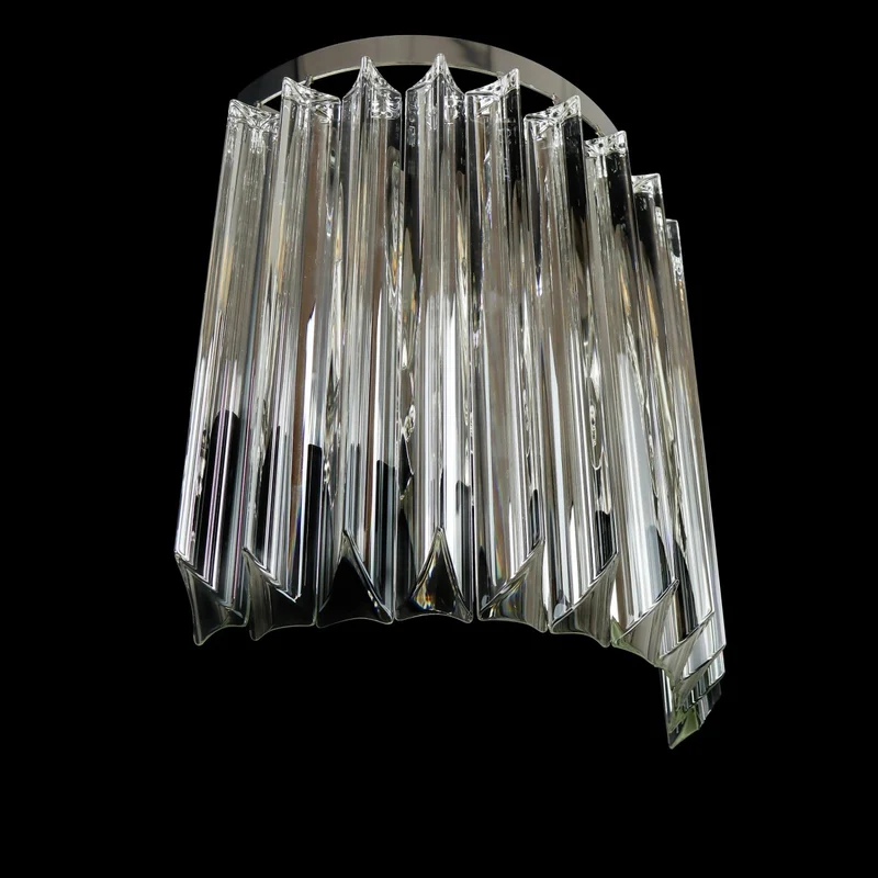 Casa Padrino Luxus Barock Kristall Wandleuchte Silber 25 x 12.5 x H. 31 cm - Prunkvolle Messing Wandleuchte mit böhmischem Kristallglas - Barock Möbel - Edel & Prunkvoll