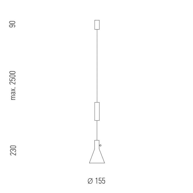 Tecnolumen - Pendelleuchte ELEU PL 16