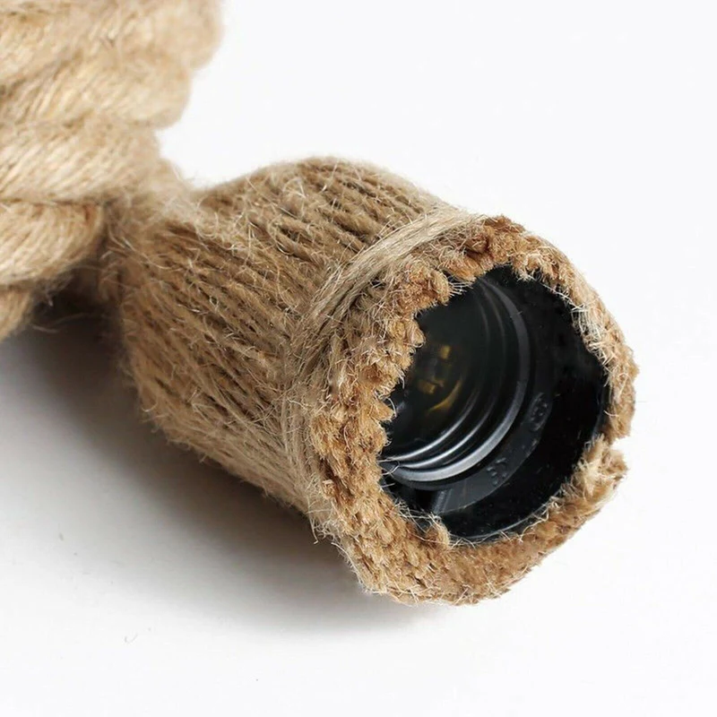 Knoten Hanfseil Pendelleuchte Einfaches Design | 1m & 2m ~2575
