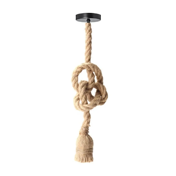 Knoten Hanfseil Pendelleuchte Einfaches Design | 1m & 2m ~2575