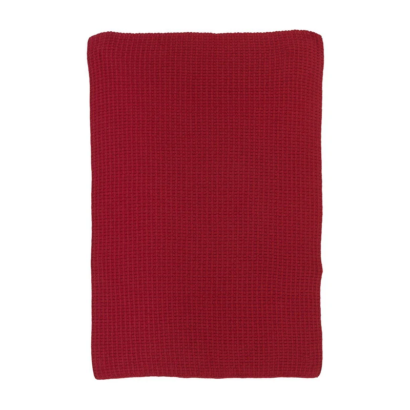 Ib Laursen Handtuch Mynte Strawberry gestrickt