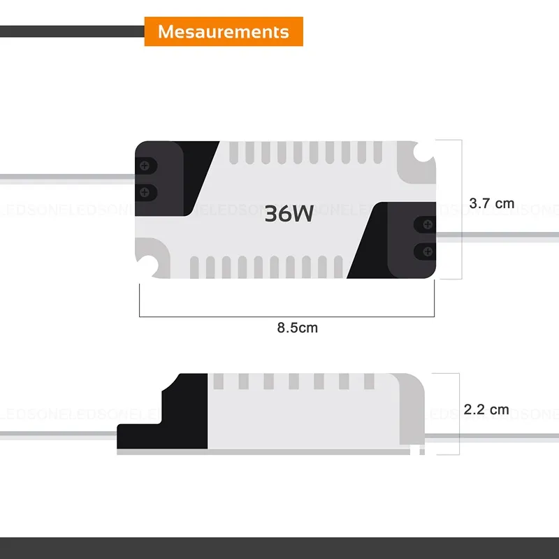 Netzteil 3W LED Treiber Konstantstrom 12V 300mA ~2430