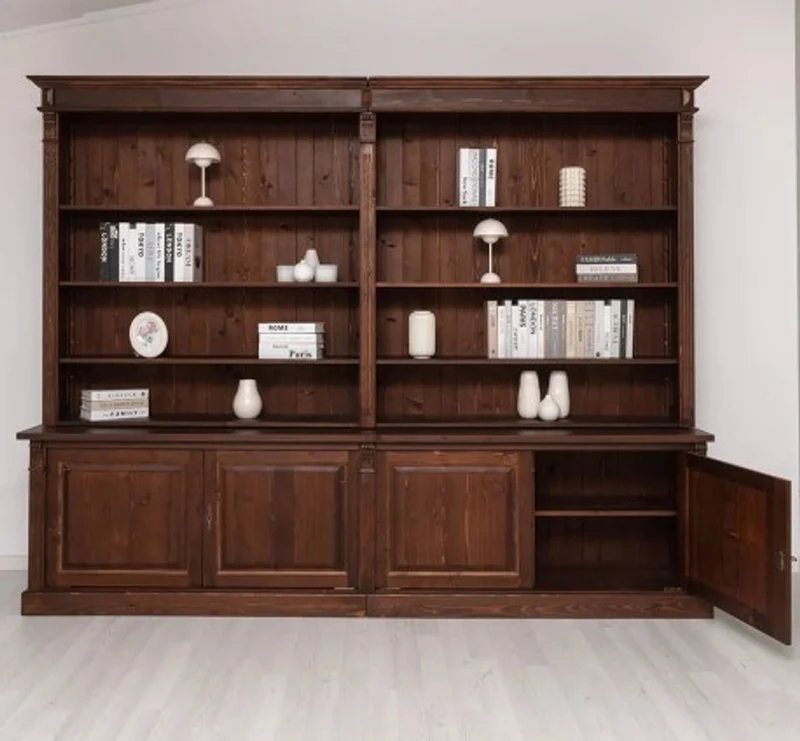 Casa Padrino Bücherregal im Landhausstil, 300 x 53 x 233 cm
