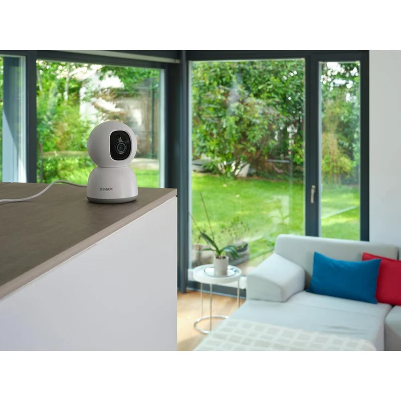 OSRAM Wifi SMART+ smarte Indoor Überwachungskamera Weiß