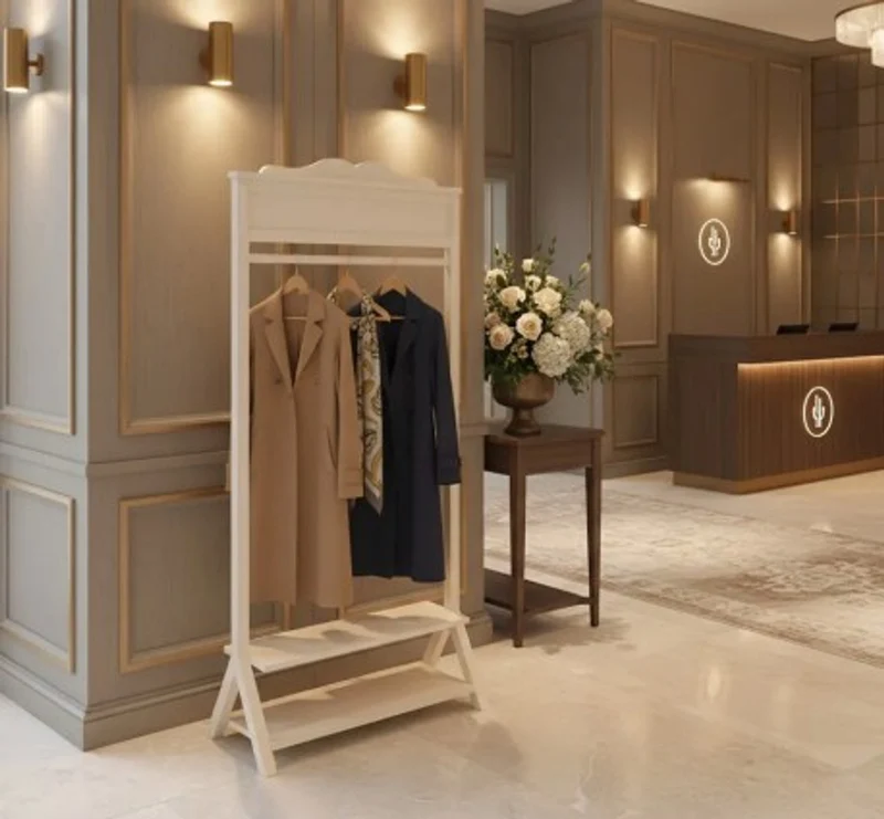 Casa Padrino Garderobe im Landhausstil, 92 x 38 x 178 cm