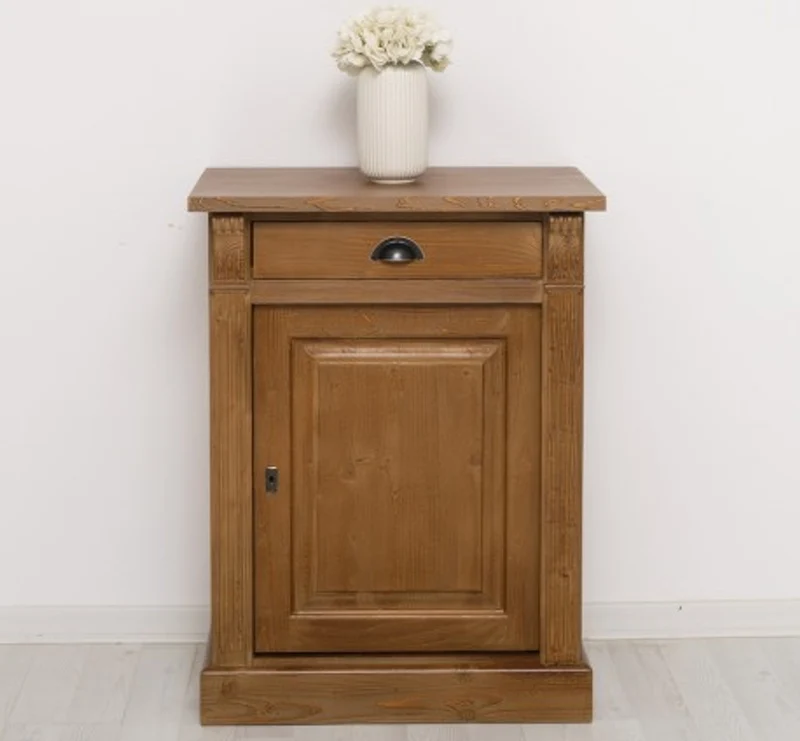 Casa Padrino Sideboard im Landhausstil mit 1 Tür und 1 Schublade, 69 x 51 x 90 cm
