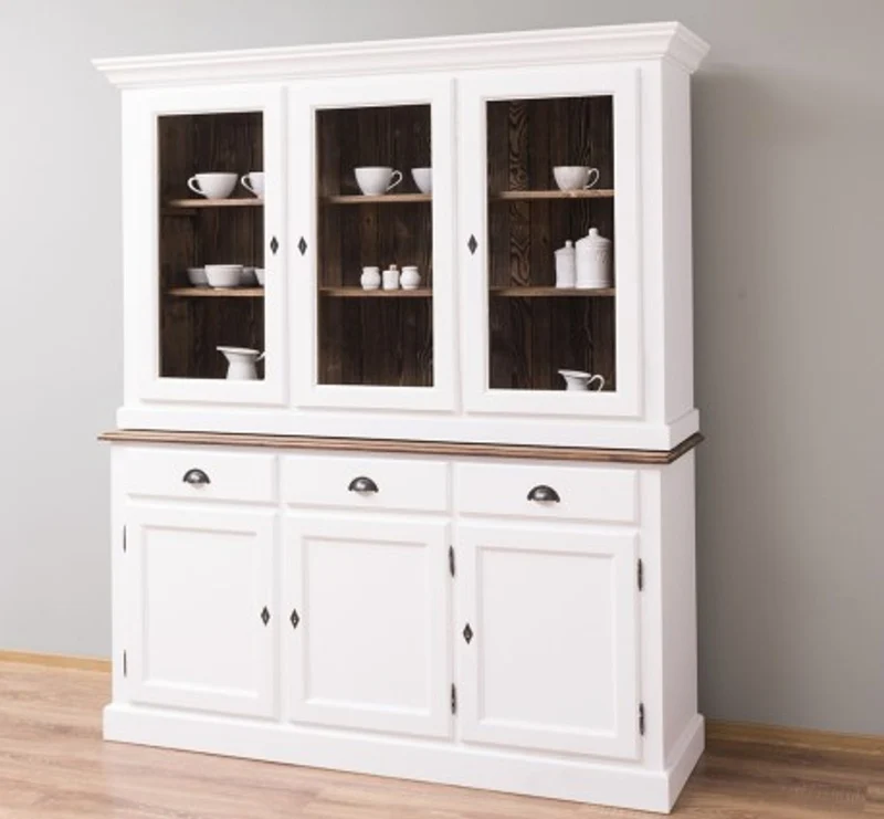 Casa Padrino Sideboard im Landhausstil mit 3 Türen, 178 x 45 x 200 cm