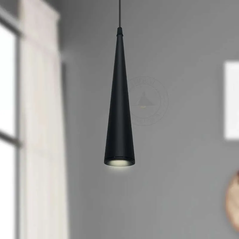 LED Pendelleuchte schwarz Hängelampe~2621