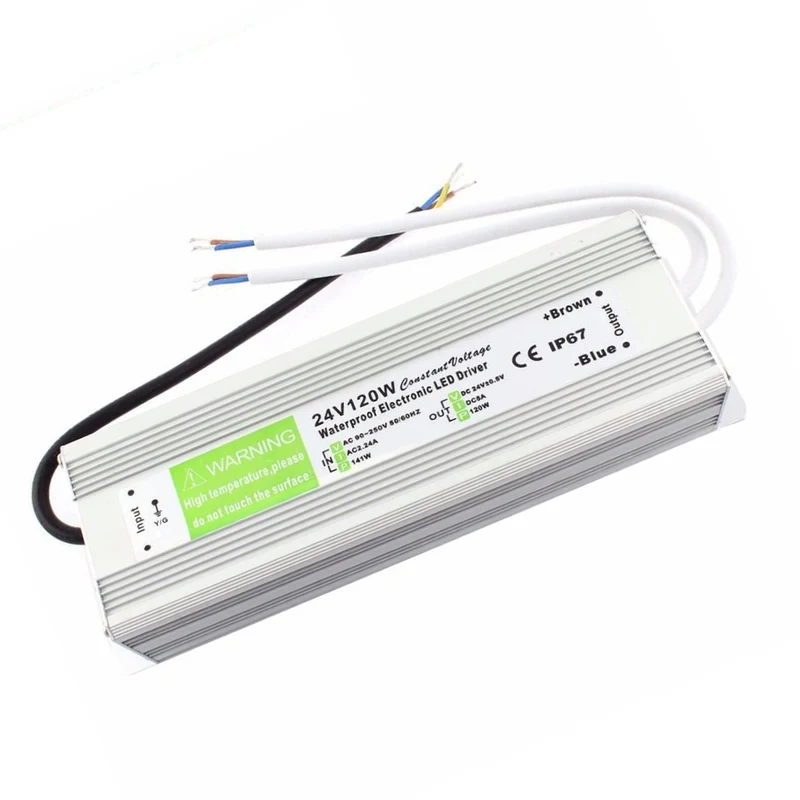 LED Netzteil Wasserdicht 24V DC 120W 5A IP67~2421