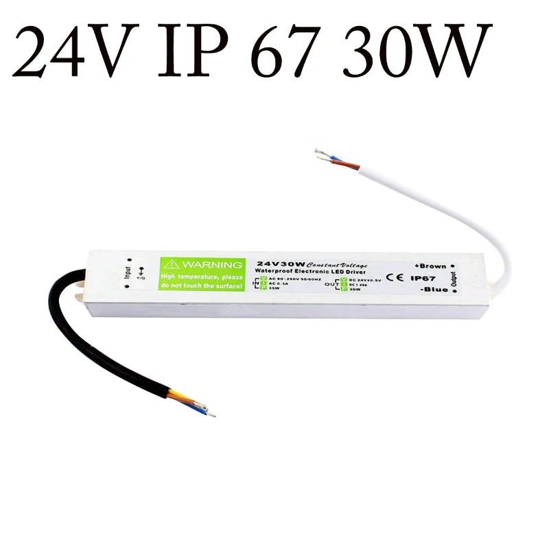Wasserdichtes LED-Netzteil 30W 24V IP67–LED-Treiber~2419