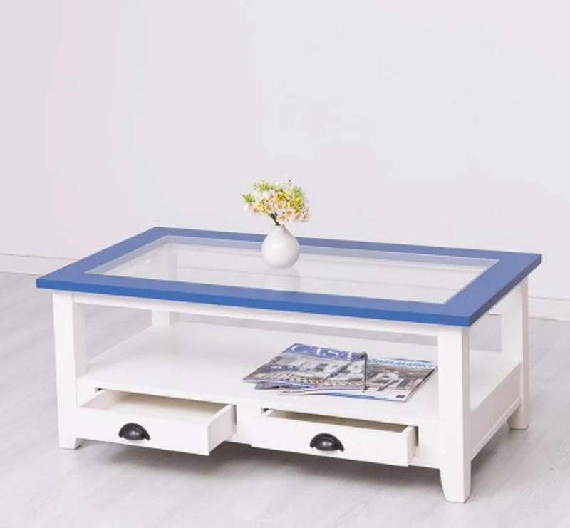 Casa Padrino Couchtisch im Landhausstil, 120 x 65 x 48 cm