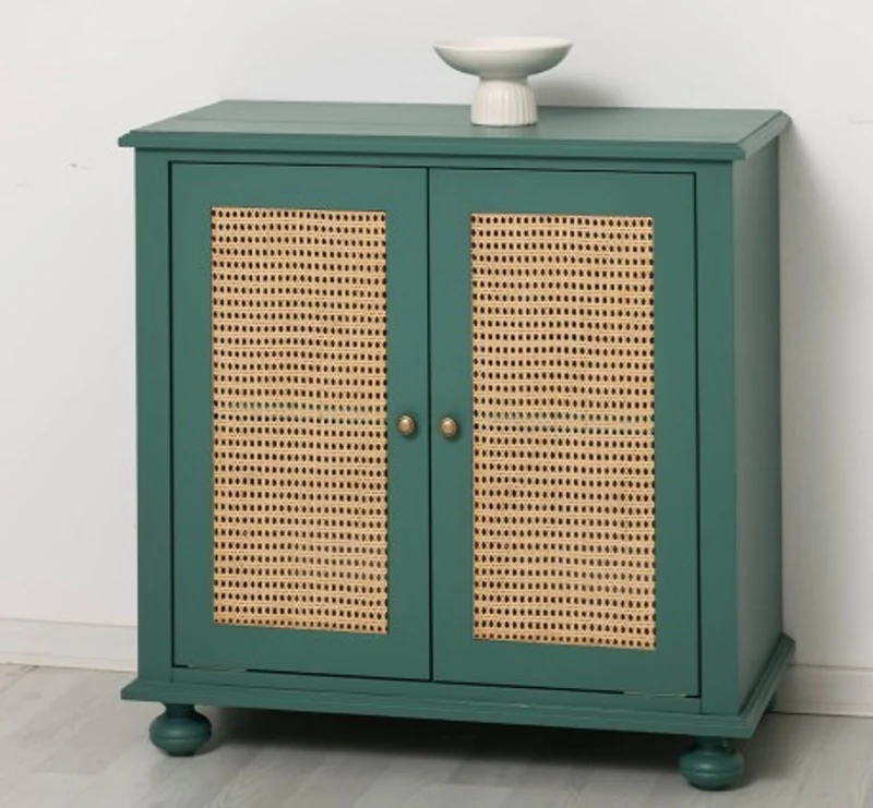 Casa Padrino Schrank im Landhausstil mit 2 Türen, 90 x 47 x 90 cm