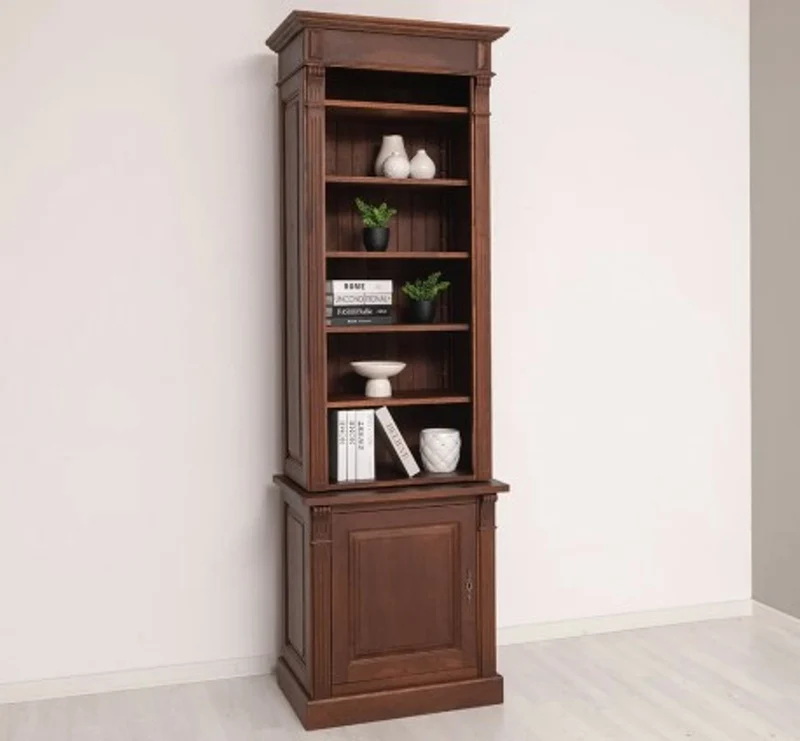 Casa Padrino Bücherregal im Landhausstil, 77 x 48 x 237 cm