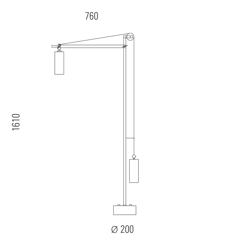 Tecnolumen - Bauhaus Stehleuchte BH 23