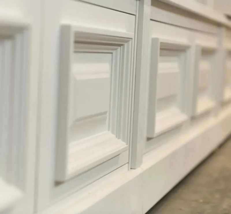 Casa Padrino TV Schrank im Landhausstil, 396 x 50 x 280 cm