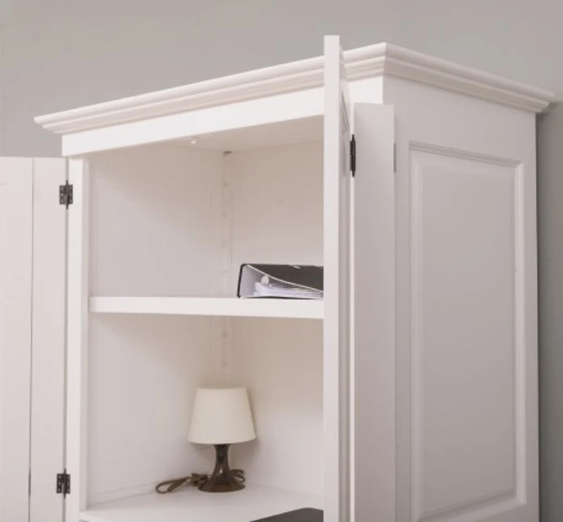 Casa Padrino Sekretär im Landhausstil mit 2 Türen, 120 x 60 x 190 cm