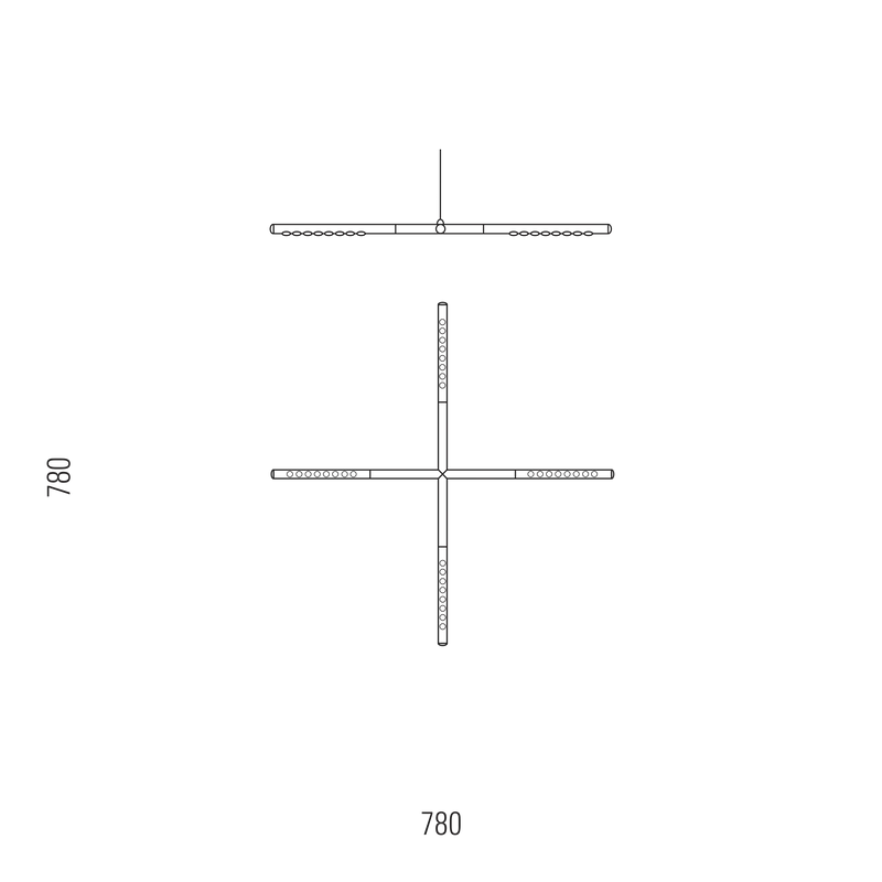 Tecnolumen - Pendelleuchte LUM X HLUM 19