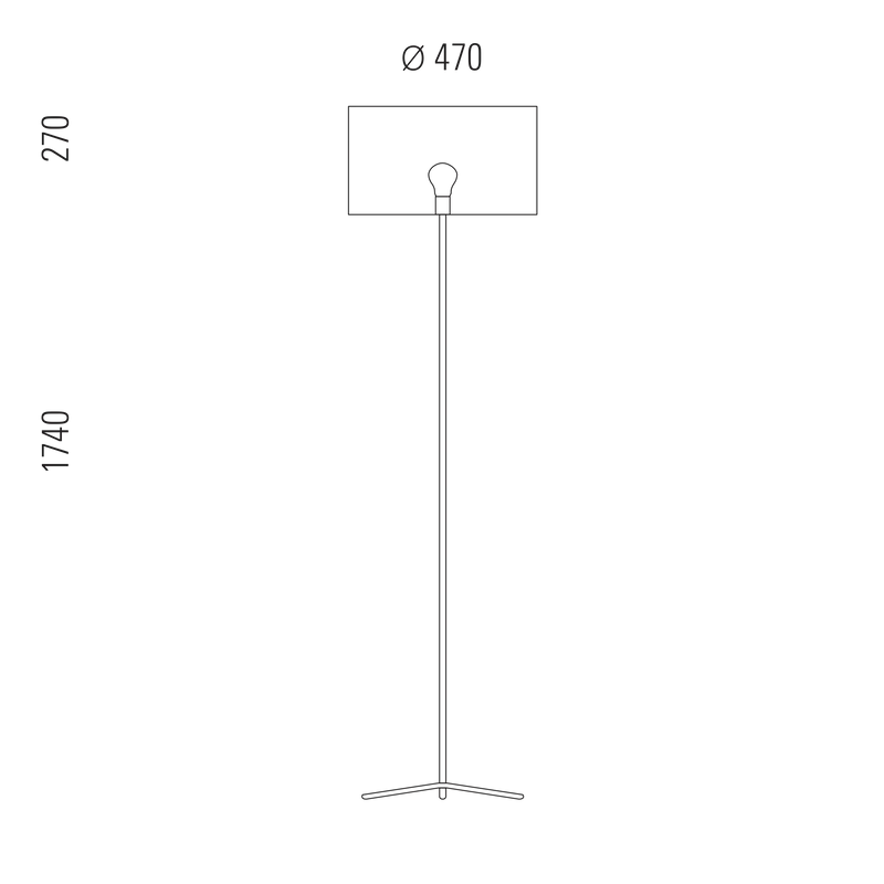 Tecnolumen - Stehleuchte BATON CSL 08