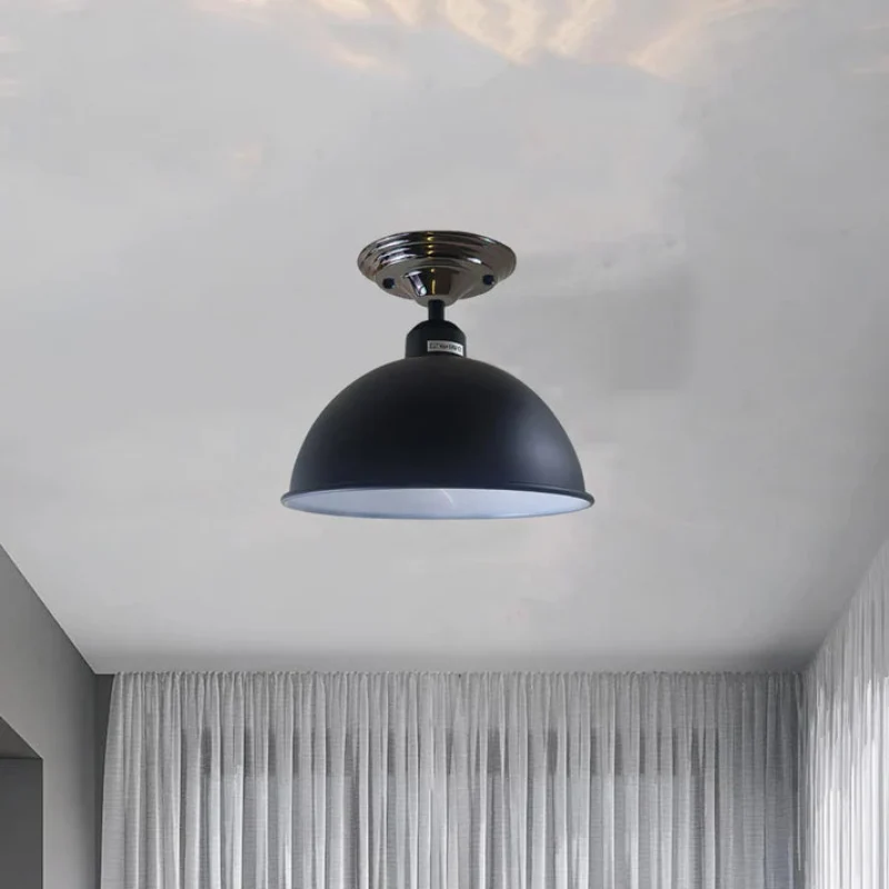 Elegante Schwarze Deckenleuchten - Ø 22 cm schöne Dom-Form~2142