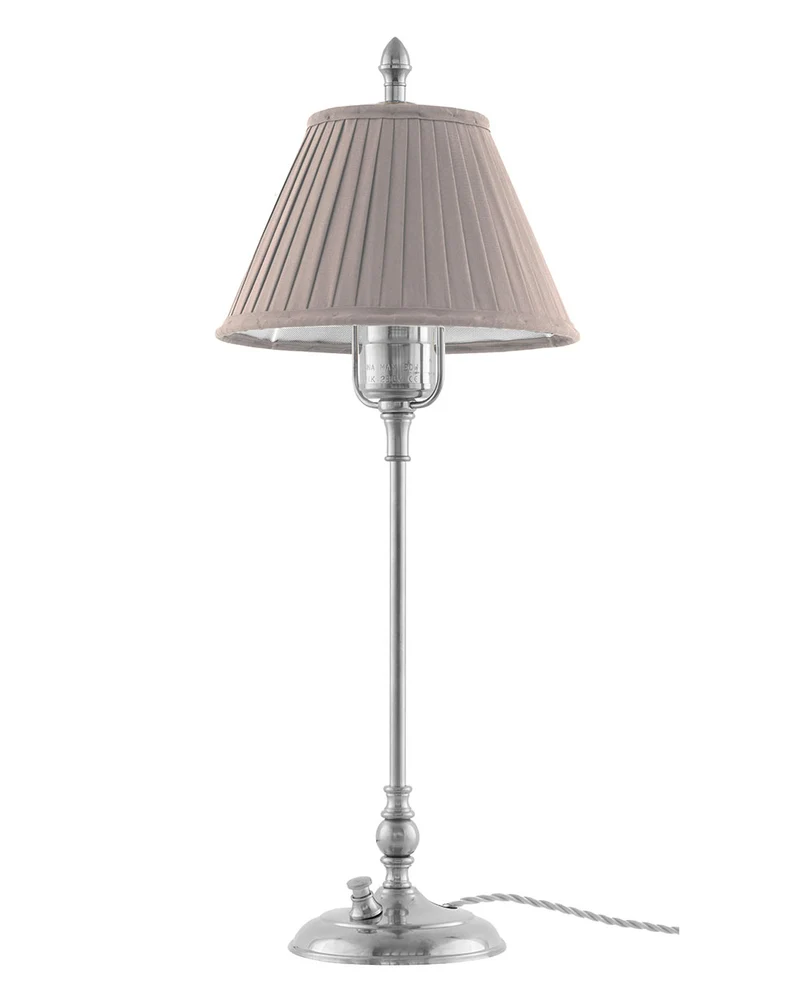 Bordslampa - Ankarcrona 50 cm nickel, beige skärm