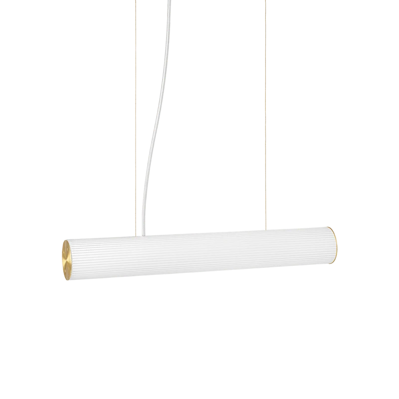 Vuelta Pendelleuchte Glas Messing 60 & 100 cm - ferm LIVING