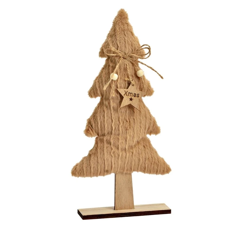 Aufsteller Tanne XMAS braun