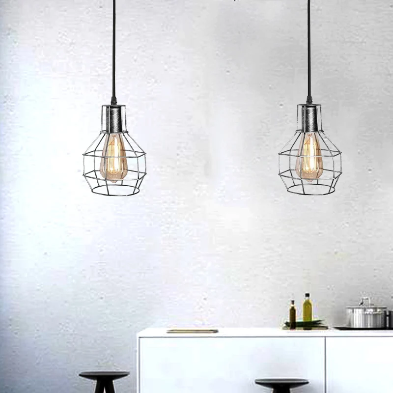 Spinnenlampe E27 Ø15cm H 20cm gebürstet Silber 2-flammig~2251