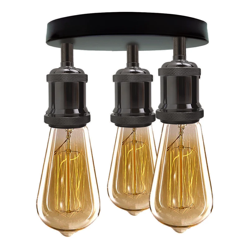 Retro Flush 3 way Decken pendelleuchte für esszimmer~2403