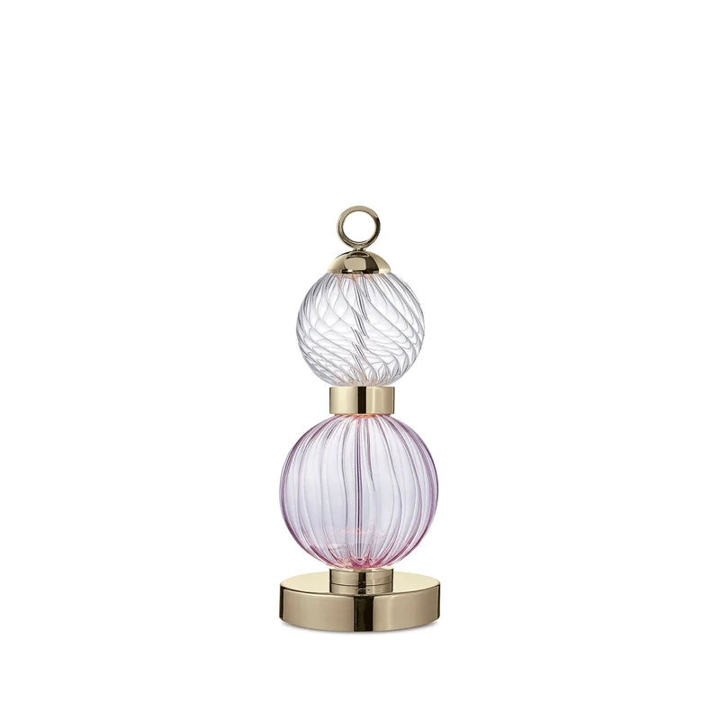Murano Glass Rechargeable Table Lamp DROP BATTERY by Sicis