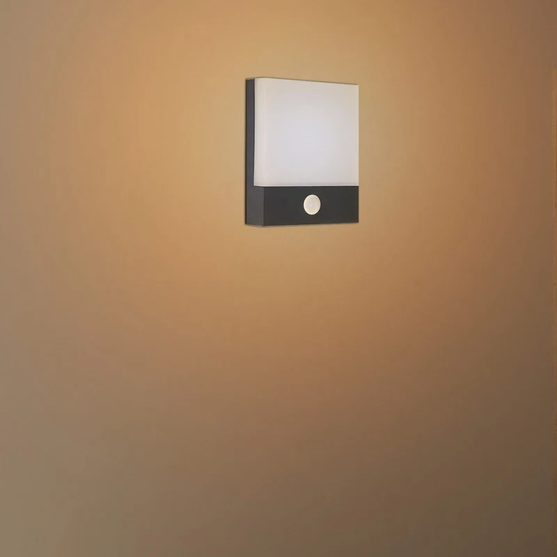 Elegante LED Außenleuchte | Anthrazit Sensor~2564