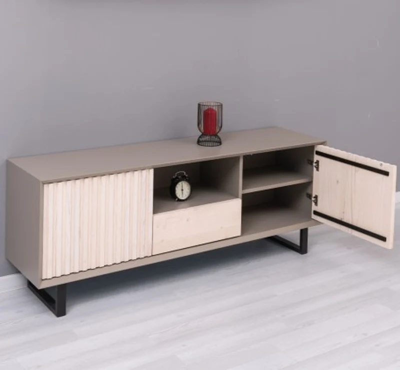 Casa Padrino TV Schrank im Landhausstil mit 2 Türen und 1 Schublade, 160 x 40 x 60 cm