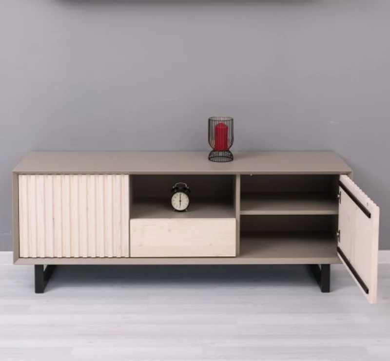 Casa Padrino TV Schrank im Landhausstil mit 2 Türen und 1 Schublade, 160 x 40 x 60 cm