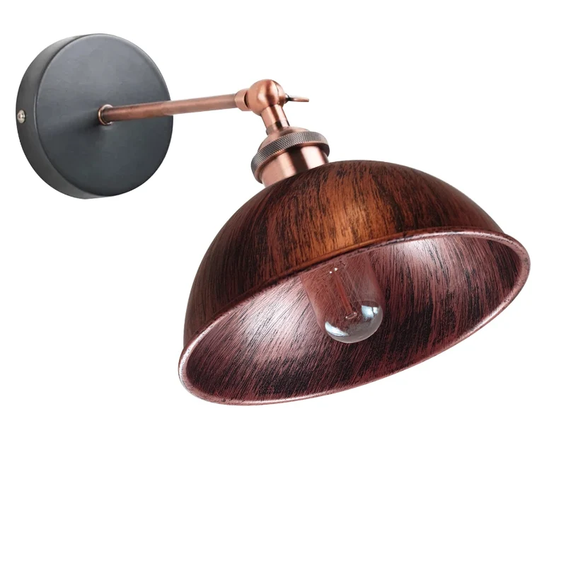 Rustikale rote Wandleuchte & Deckenleuchten Wandlampe ~2119