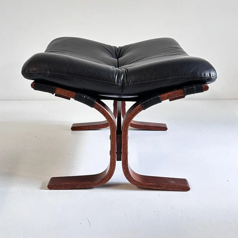 Vintage Sessel mit Ottoman Siesta - Ingmar Relling für Rybo Rykken Co