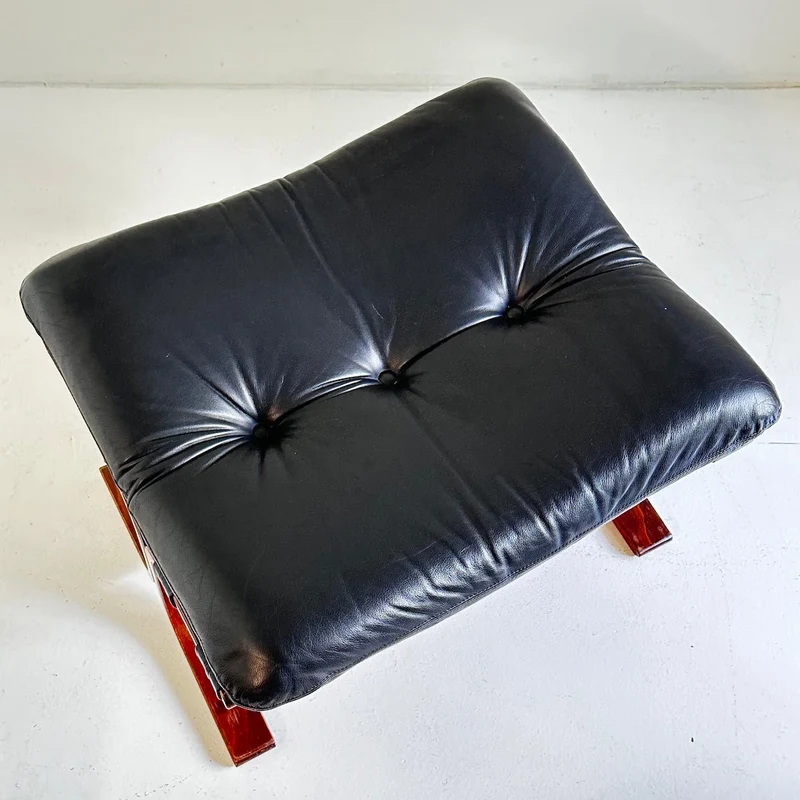 Vintage Sessel mit Ottoman Siesta - Ingmar Relling für Rybo Rykken Co