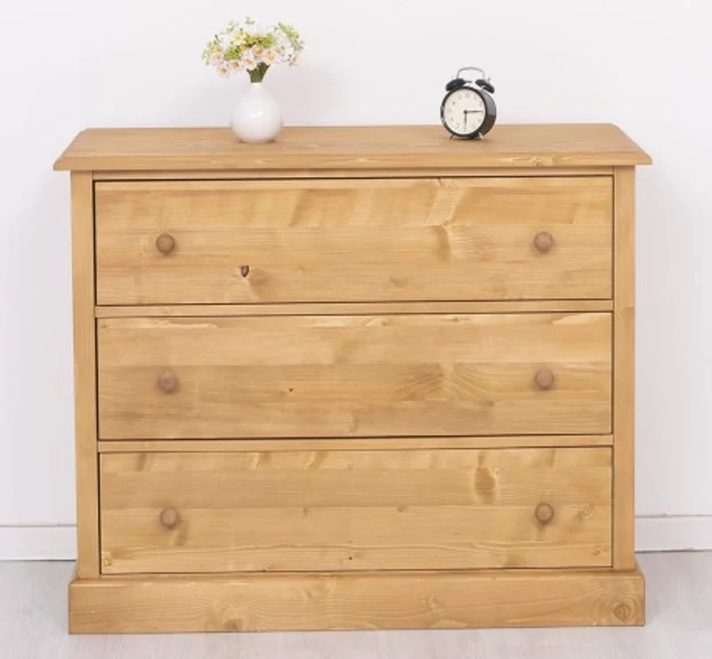Casa Padrino Kommode im Landhausstil mit 3 Schubladen, 110 x 50 x 90 cm