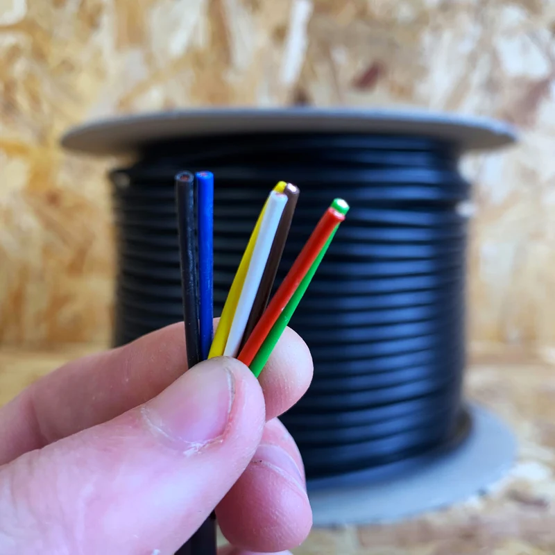 7-adriges Autokabel / 7 x 0.75 mm² / mittlere Beanspruchung