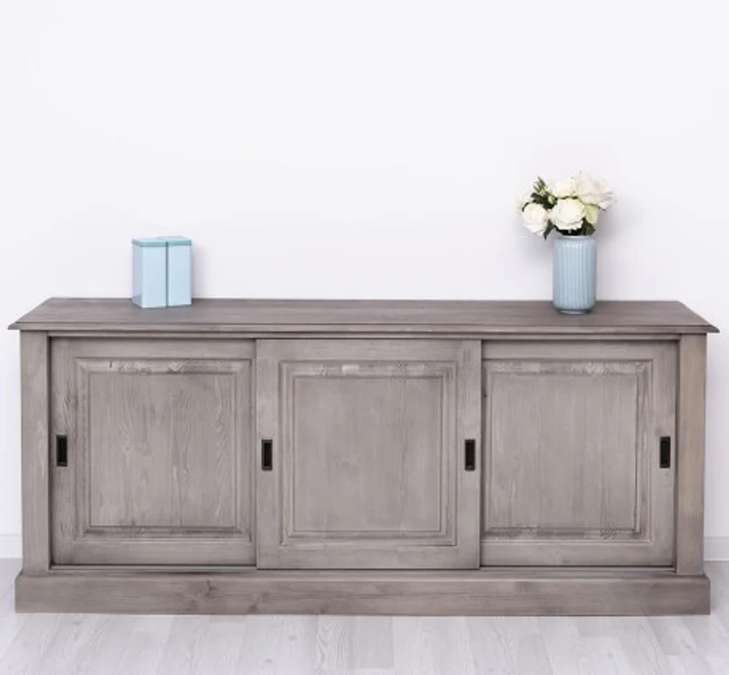 Casa Padrino Sideboard im Landhausstil mit 3 Schiebetüren, 188 x 48 x 78 cm