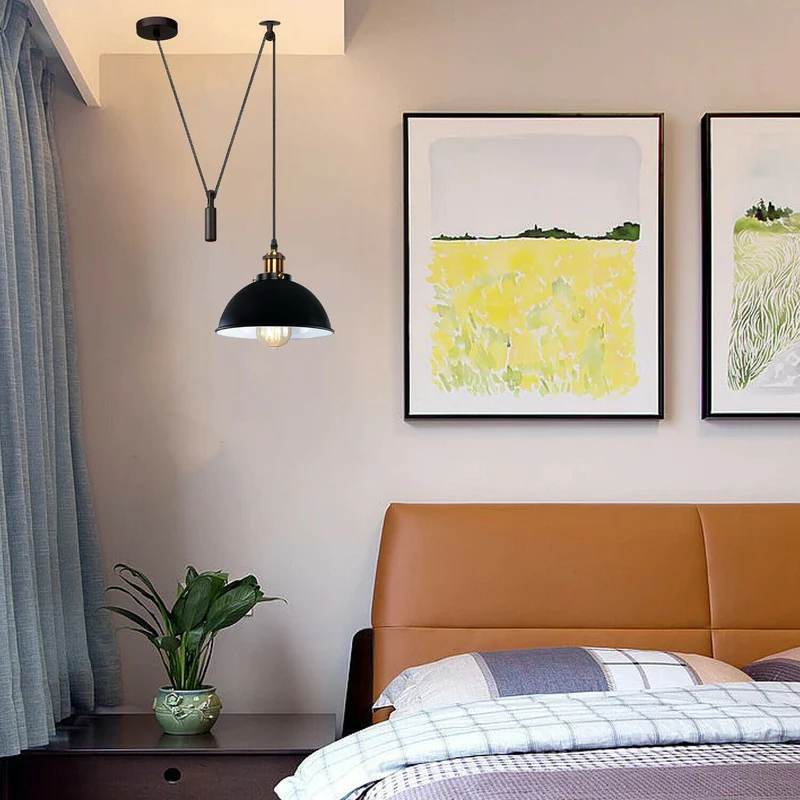 Pendelleuchte in Schwarz Deckenlampe für Wohnzimmer ~2265