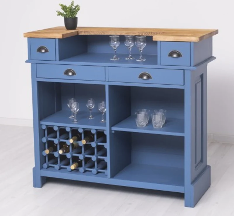 Casa Padrino Theke im Landhausstil, 120 x 51 x 107 cm