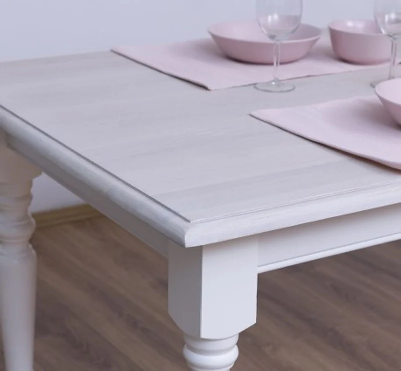 Casa Padrino Esstisch im Landhausstil mit Eichenholzplatte, 160 x 90 x 78 cm