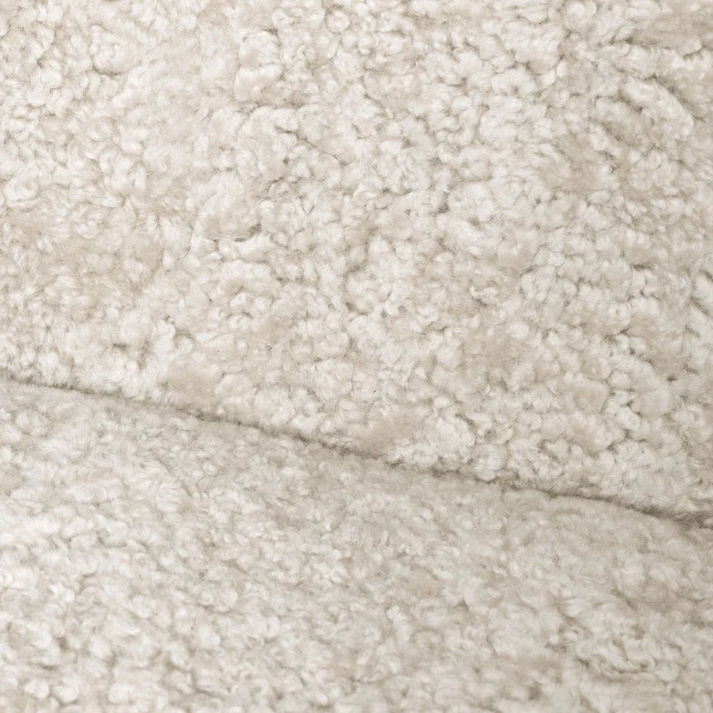 Lounge Chair Buur, Sheepskin Moonlight - Sessel von ferm LIVING