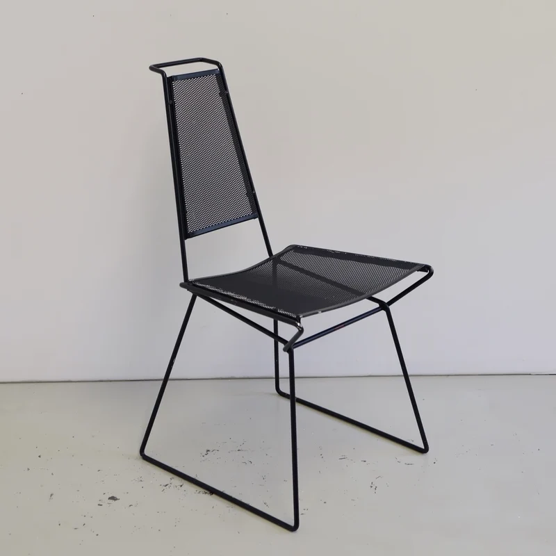 Postmoderner Metall Stuhl - Rolf Rahmlow 1980er